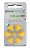 6 x Power One Hörgerätebatterien Gr. 10 / GELB
