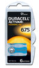 6 x Duracell Hearing Aid Batteries Size  675 /  BLUE